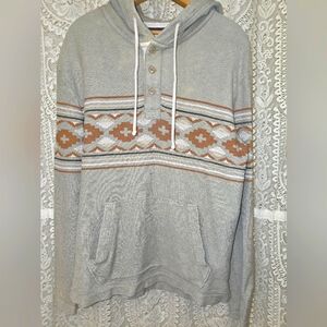 American Eagle, AE Aztec Pullover, Mens Western Hoodie